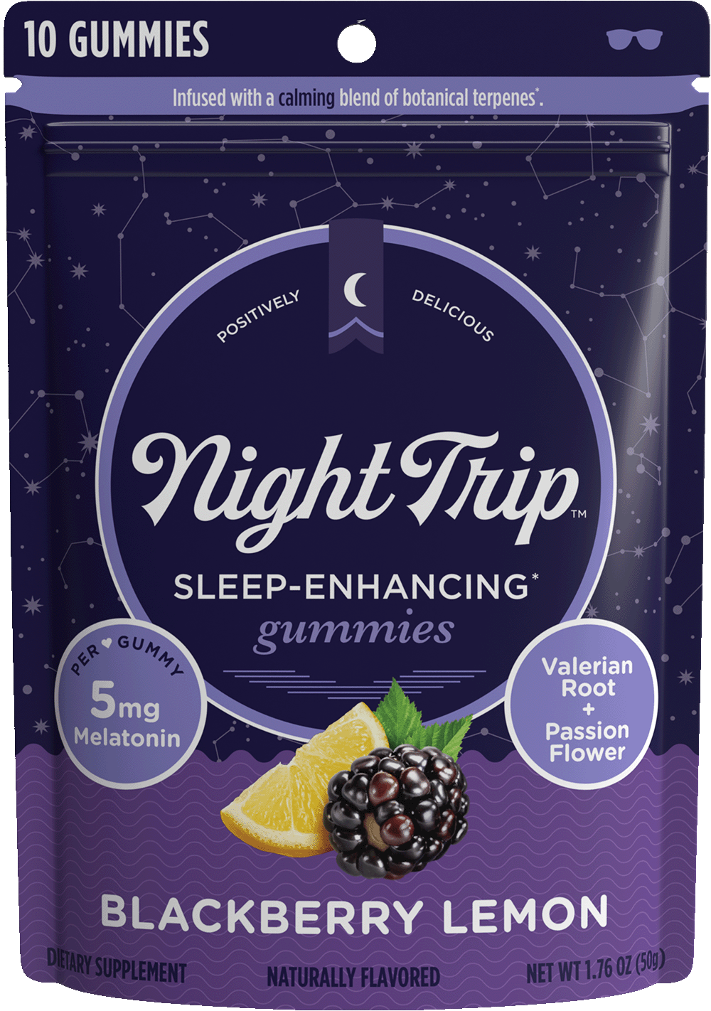 Night Trip Melatonin Gummies