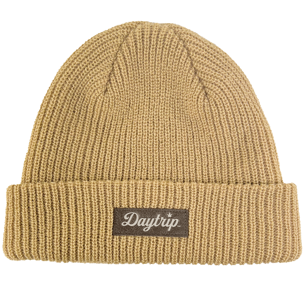 Daytrip Patch Beanie - Tan